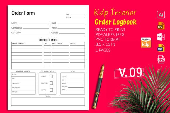 Download Printable Order Form KDP - Printable order form Collection